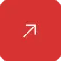 A white diagonal arrow pointing up and to the right on a red background.